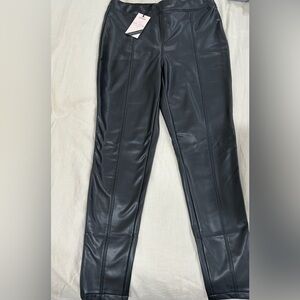 NWT Cavalini stretchy leather leggings, size L